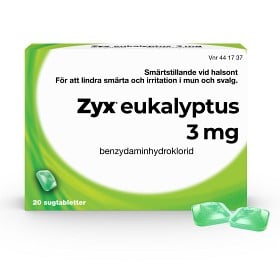 Bild på Zyx eukalyptus sugtablett 3 mg 2 x 10 st