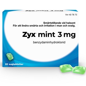 Bild på Zyx mint sugtablett 3 mg 2 x 10 st