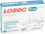 Losec enterotablett 10 mg 14 st
