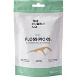 Humble Växtbaserade Tandtrådsbyglar Dubbeltråd Mint 50-pack