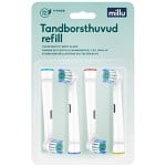 Millu Tandborsthuvud Refill 4 st