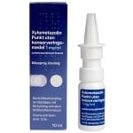 Xylometazolin Punkt Nässpray utan konserveringsmedel, lösning 1,0 mg/ml 10 ml