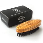 1541 of London Mini Beard & Moustache Brush, Olivewood