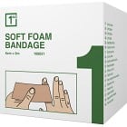 1Aid Soft Foam Bandage Beige 6cm x 2m