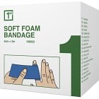 1Aid Soft Foam Bandage Blå 6cm x 2m