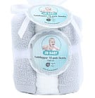 2B Baby Tvättlappar Bambu 10-pack Vit/Grå
