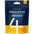 4 HIM & HER Vitamin D3 + K2, 365 tabletter