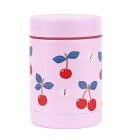 A Little Lovely Company Insulated Stainless Steel Food Jar, Cherries