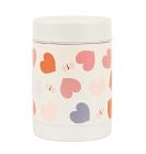 A Little Lovely Company Insulated Stainless Steel Food Jar, Hearts