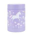 A Little Lovely Company Insulated Stainless Steel Food Jar, Unicorn Dreams
