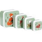 A Little Lovely Company Lunch & Snack Box Set, Forest Friends