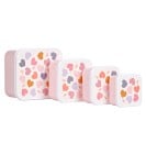 A Little Lovely Company Lunch & Snack Box Set, Hearts