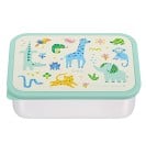 A Little Lovely Company Stainless Steel Lunch Box with PP Lid, Jungle