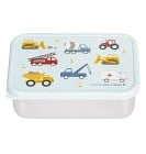 A Little Lovely Company Stainless Steel Lunch Box with PP Lid, Vehicles