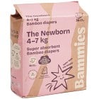 Bammies bambublöja The Newborn tejpblöja 4-7  kg 36 st