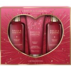 Baylis & Harding Midnight Cherry Luxury Body Trio Gift Set 800 ml