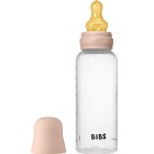 BIBS Baby Bottle Round Latex 270 ml Medium Flow Blush