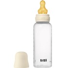 BIBS Baby Bottle Round Latex 270 ml Medium Flow Ivory