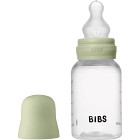 BIBS Baby Bottle Round Silicone 150 ml Slow Flow Sage