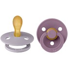 BIBS Colour 2-pack Latex Size 2 Symmetrical Fossil Grey/Mauve