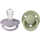 BIBS x Liberty 2-pack De Lux Capel Silicone Onesize Sage Mix