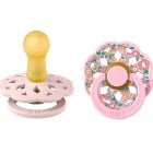 BIBS x Liberty Pacifier Boheme 2-pack Oscar Meadow Latex Size 2, Blossom Mix