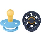 Bibs x Moomin Pacifier Colour 2-pack Good Night Latex Size 1, Breeze Mix