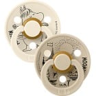 BIBS x Moomins Pacifier Colour Snorkmaiden 2-pack Latex Size 2 Ivory/Vanilla