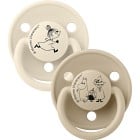 BIBS x Moomins Pacifier De Lux Little My 2-pack Silicone Ivory/Vanilla