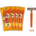 BIC 3 Sensitive Multipack rakhyvlar 16 st