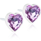 Blomdahl MP Heart 6 mm Light Amethyst
