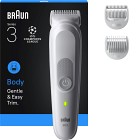 Braun Body Groomer Series 3 Kroppstrimmer +3 Stylingverktyg BG3530 Grå
