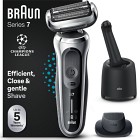 Braun Series 7 71-S7200cc rakapparat med precisionstrimmer, Silver