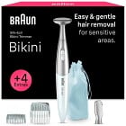 Braun Silk·épil Bikinitrimmer, + 4 tillbehör, FG1100, Vit