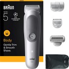 Braun Body Groomer Series 5 Kroppstrimmer +6 Grooming-verktyg BG5550 Grå