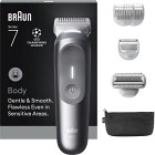 Braun Body Groomer Series 7 Kroppstrimmer +6 Grooming-verktyg BG7550 Grå