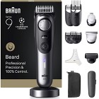 Braun Skäggtrimmer Series 9 +7 Barberarverktyg BT9520 Krom