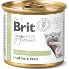 Brit GF Vet Diet Cat Cans Diabetes 200 g