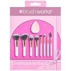 Brushworks Exclusive Makeup Brush and Sponge Set