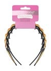 Brushworks Zig Zag Headband 3-pack