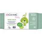 Cleanic Baby ECO Våtservetter Vege Milk 50 st