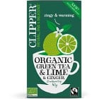 Clipper Organic Green Tea Lime & Ginger 20 tepåsar