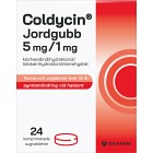 Coldycin Jordgubb 5 mg/1 mg, 24 st sugtabletter