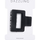 Dazzling Hair  Clip Square Black 5 cm