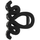 Dazzling Hair Clip Waves Black 1 st