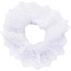 Dazzling Scrunchie Anglais, White