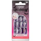 Depend Design Nails Halloween, Spiders Webb Chrome Medium Square
