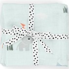 Done by Deer Burp Cloth 2-pack Playground, Blue