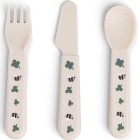 Done by Deer Foodie Cutlery Set Tiny Farm, Sand