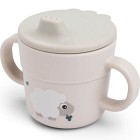 Done by Deer Foodie Spout Cup Tiny Farm, Sand